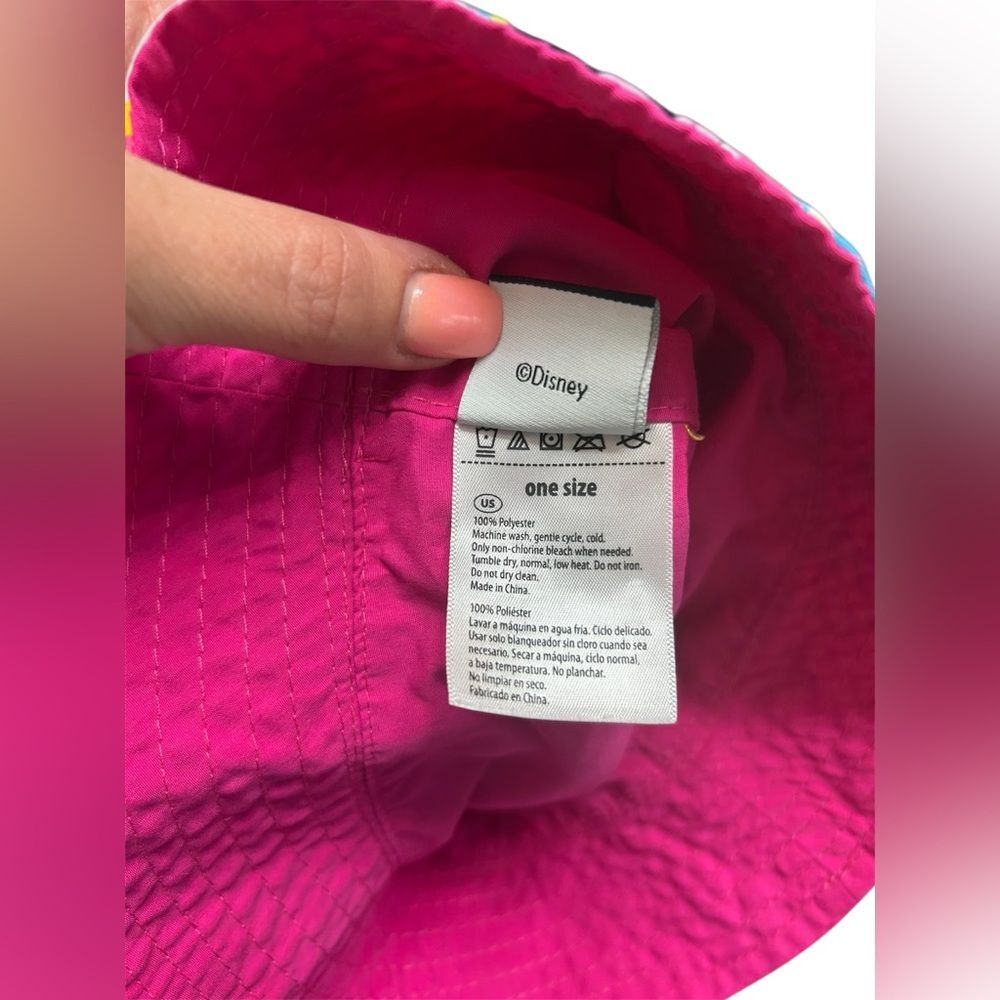 Colorful Floral Minnie Mouse Bucket Hat - Picture 3 of 3